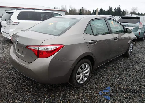 2016 Toyota Corolla Le из США, поврежденный, VIN 2T1BURHE1GC502727